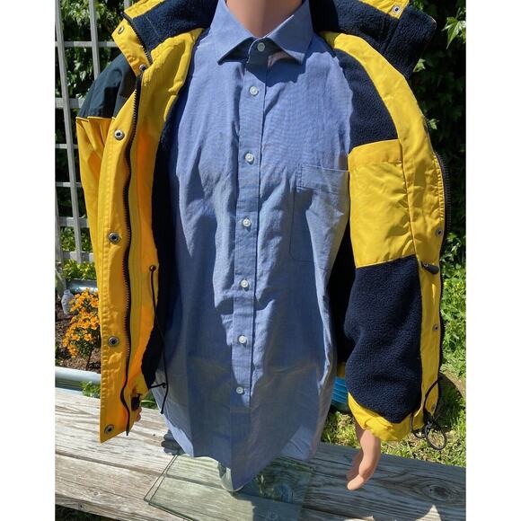 The North Face Vintage Gore Tex Jacket Men’s L Classic Summit Yellow Made In USA - Picture 12 of 15